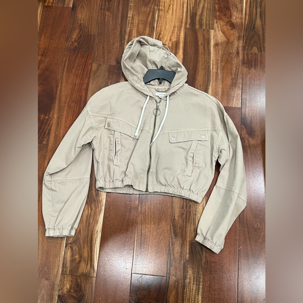 BEIGE TOPSHOP JACKET WORN TWICE🧥